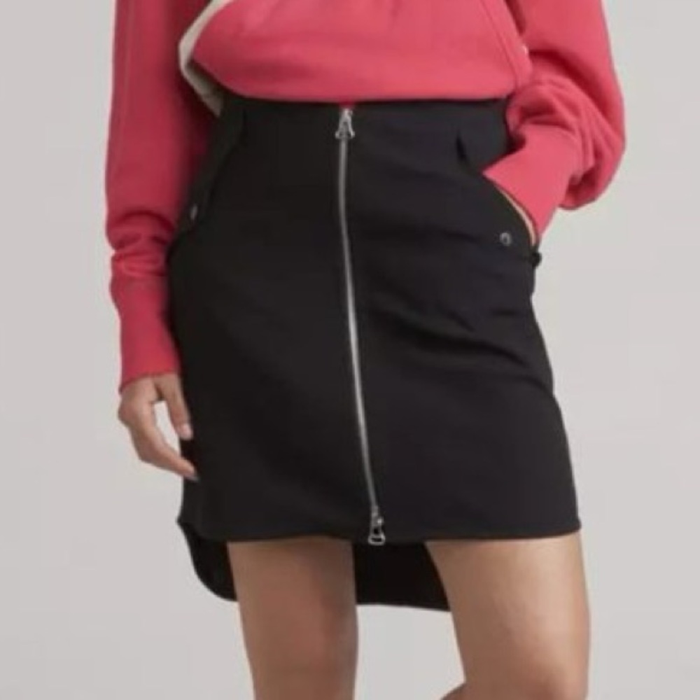 Rag & Bone Maverick Black Mini Skirt Zipper